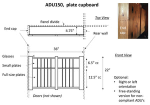 Minimal Efficiency, plate cupboard (patent pending)