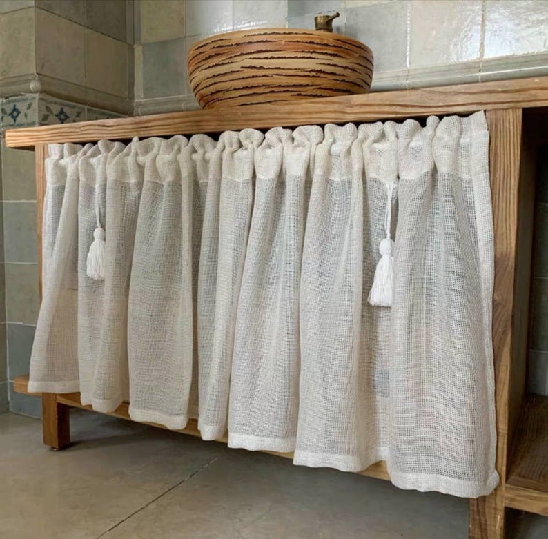 cabinet curtains